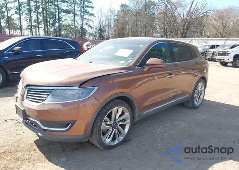 2017 Lincoln Mkx Black Label z USA, uszkodzony, nr VIN 2LMPJ7JRXHBL13794
